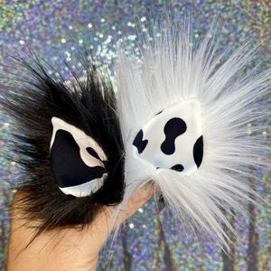 KritterKlips Cow print cat ears